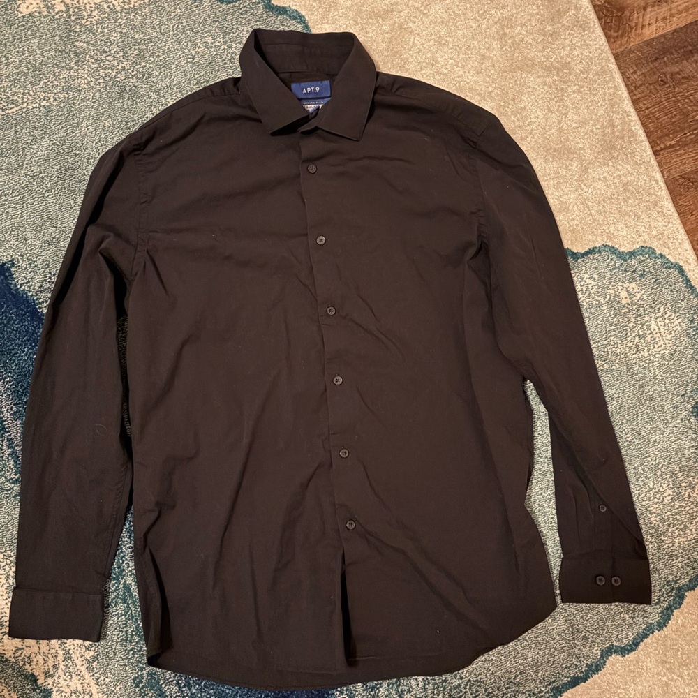 Apt. 9 Black Dress Shirt